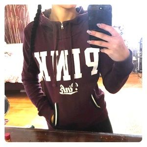 Victoria’s Secret pink quarter zip